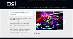 Desktop Screenshot of mdj.se